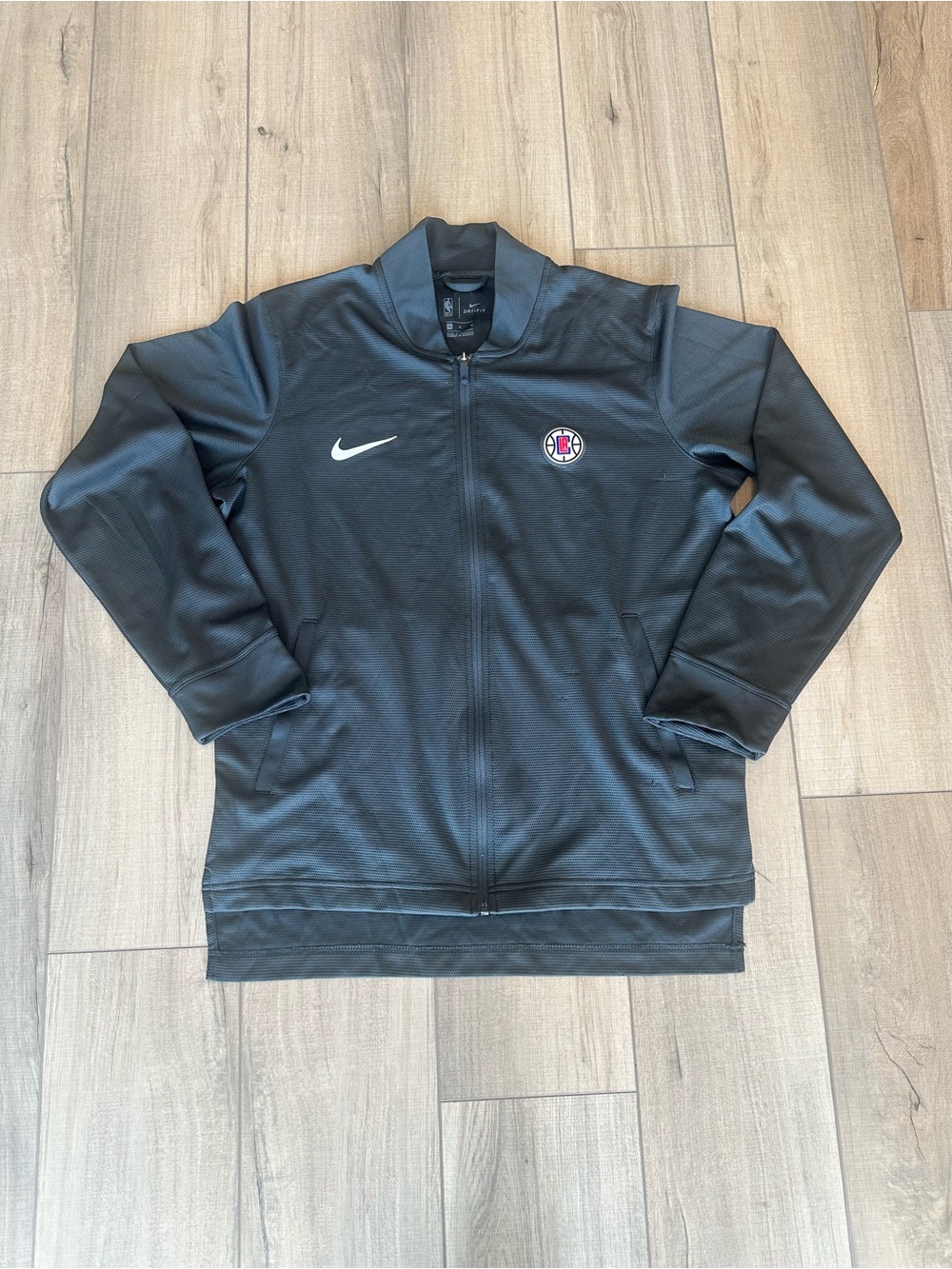 Nike LA Clippers Black Lightweight NBA Logo Pullover Jacket